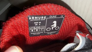Botas de moto Armure Duke 43