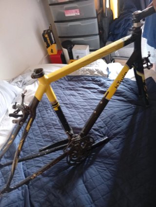Cuadro Bicicleta Carretera Fibra B'Twin