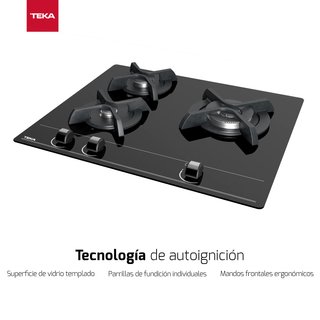 Placa de gas Teka GBC 63010 3 fuegos