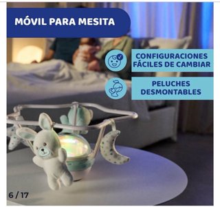 Proyector Cuna Móvil Música y Luces Azul
