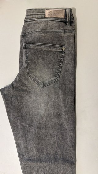 Vaqueros ONLY Slim Gris Desgastado Talla S