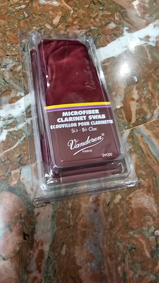 Vandoren Paño de Limpieza de Microfibra para Clarinete Sib - Bb