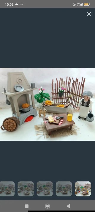 Playmobil Cocina Medieval con Figuras