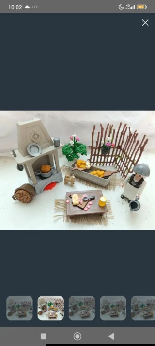 Playmobil Cocina Medieval con Figuras