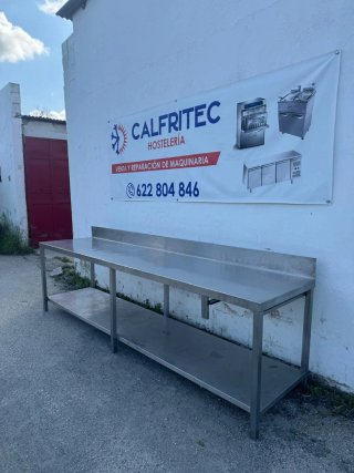 Mesa de trabajo acero inoxidable