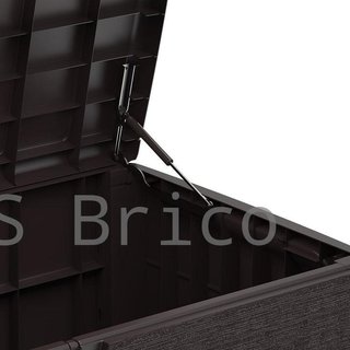 Baúl Arcón PVC 416 L Marrón - 70x129x62 cm - Duramax
