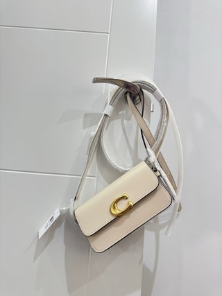 Bolso Coach Zoe Blanco y Dorado