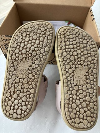 Sandalias Feroz Gandia Rocker Talla 28 Rosa Palo