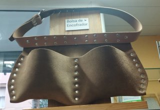 Bolsa de encofrador de cuero