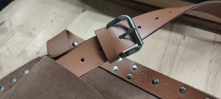 Bolsa de encofrador de cuero