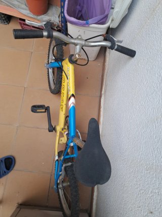 Bicicleta Infantil Orion Amarilla y Azul