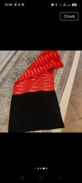 Scaldacollo Ducati Rosso e Nero