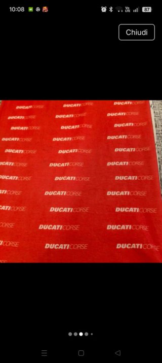 Scaldacollo Ducati Rosso e Nero