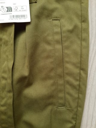 Pantalón Esprit Mujer Talla 44 Verde Oliva