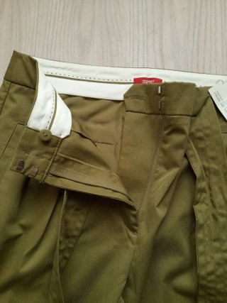 Pantalón Esprit Mujer Talla 44 Verde Oliva