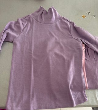 3 maglie collo alto cotone 5 anni