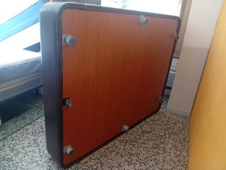 150x190 Canapé abatible polipiel negro