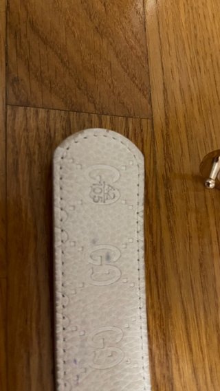 Cintura Gucci double face pelle vera 105cm