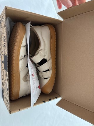 Zapato Feroz Irta Rocker Beige Talla 30