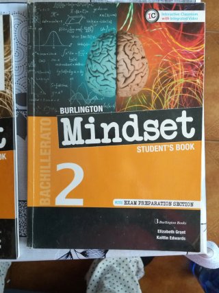 2 libros inglés Mindset 2° Bach., se venden juntos