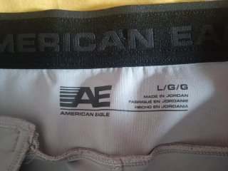 Pantalón de chándal American Eagle gris