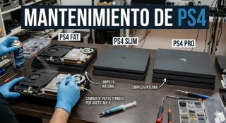 Mantenimiento de consolas PS4