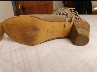 Botines de ante con flecos