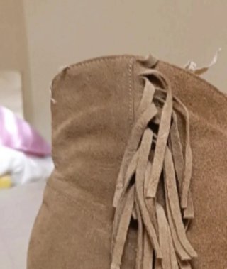 Botines de ante con flecos