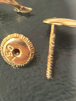 Pendientes de oro