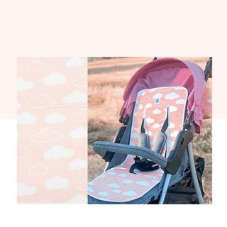 Colchoneta para carrito de bebé nubes