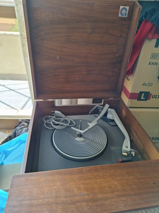 Giradischi vintage Gemco anni 60 con cassa