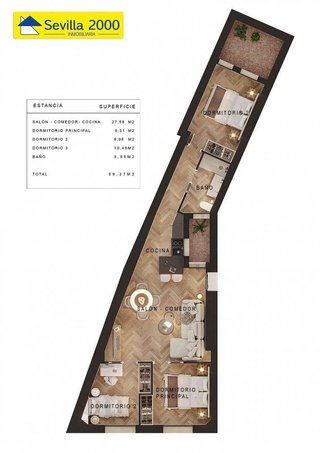Piso en venta en San Julián en Sevilla