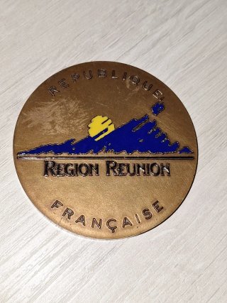 Medalla Región Reunión Francesa