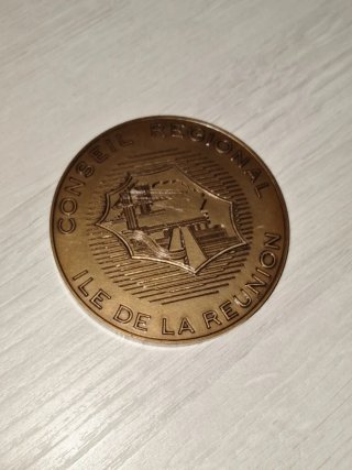 Medalla Región Reunión Francesa