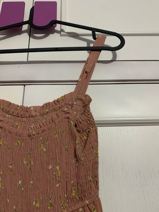 Mono corto floral rosa