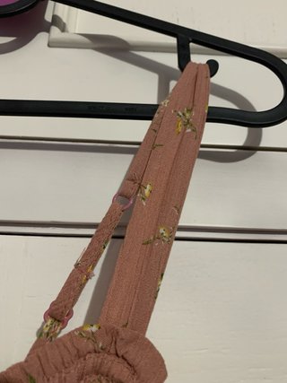 Mono corto floral rosa