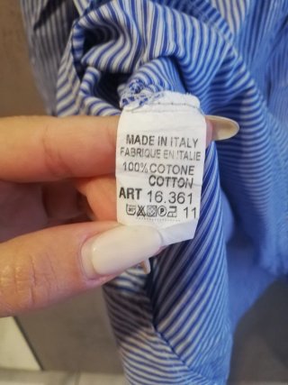 Camicia a righe donna