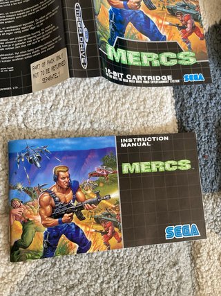 Mercs Mega Drive Sega - Juego Shoot 'em up
