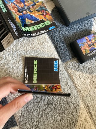 Mercs Mega Drive Sega - Juego Shoot 'em up