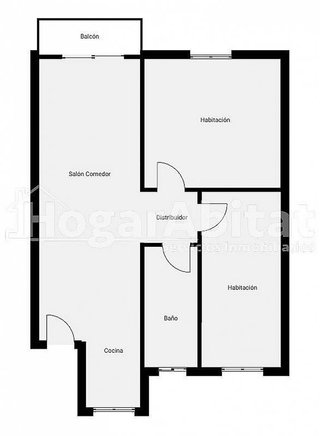Piso en venta en Zona Metro en Alboraya
