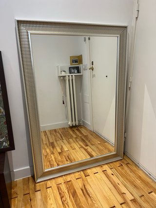 Espejo IKEA SONGE Plata/Gris 91x130cm