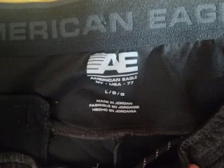 Pantalón chándal American Eagle gris oscuro