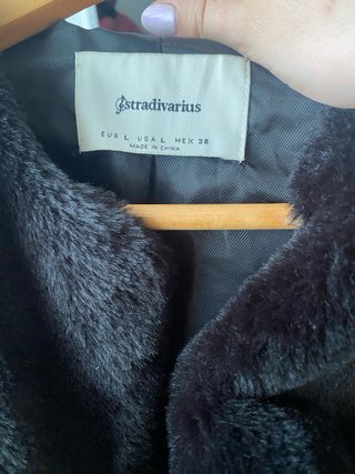 Chaqueta pelo sintético