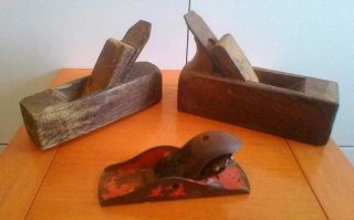 Cepillos de carpintero antiguos