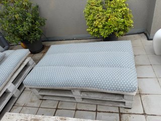 Conjunto cojines exterior chill out