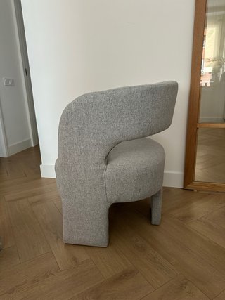 Butaca gris claro Maisons du Monde