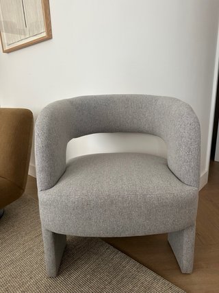 Butaca gris claro Maisons du Monde