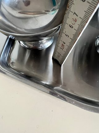 Set 6 Coppette Gelato/Macedonia Inox