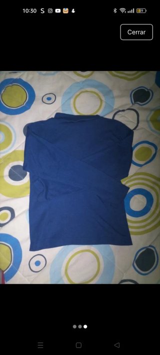 Jersey cuello alto niño azul
