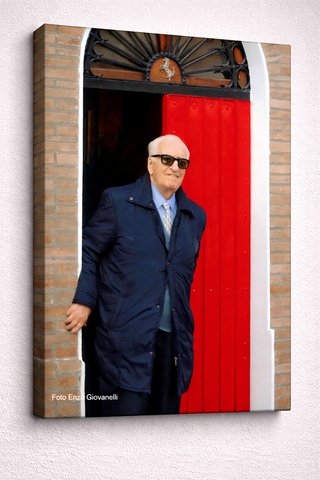 Set 3 Stampe Tela Enzo Ferrari 30x40 cm